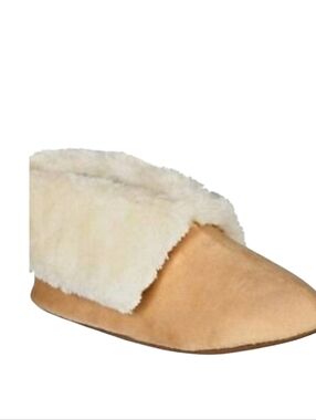 𝅺NEW! CHARTER CLUB Memory Foam Faux Fur Slippers Small.
